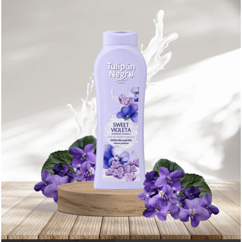 GEL DOUCHE TULIPAN NEGRO 650ML VIOLETTE