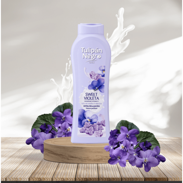 GEL DOUCHE TULIPAN NEGRO 650ML VIOLETTE