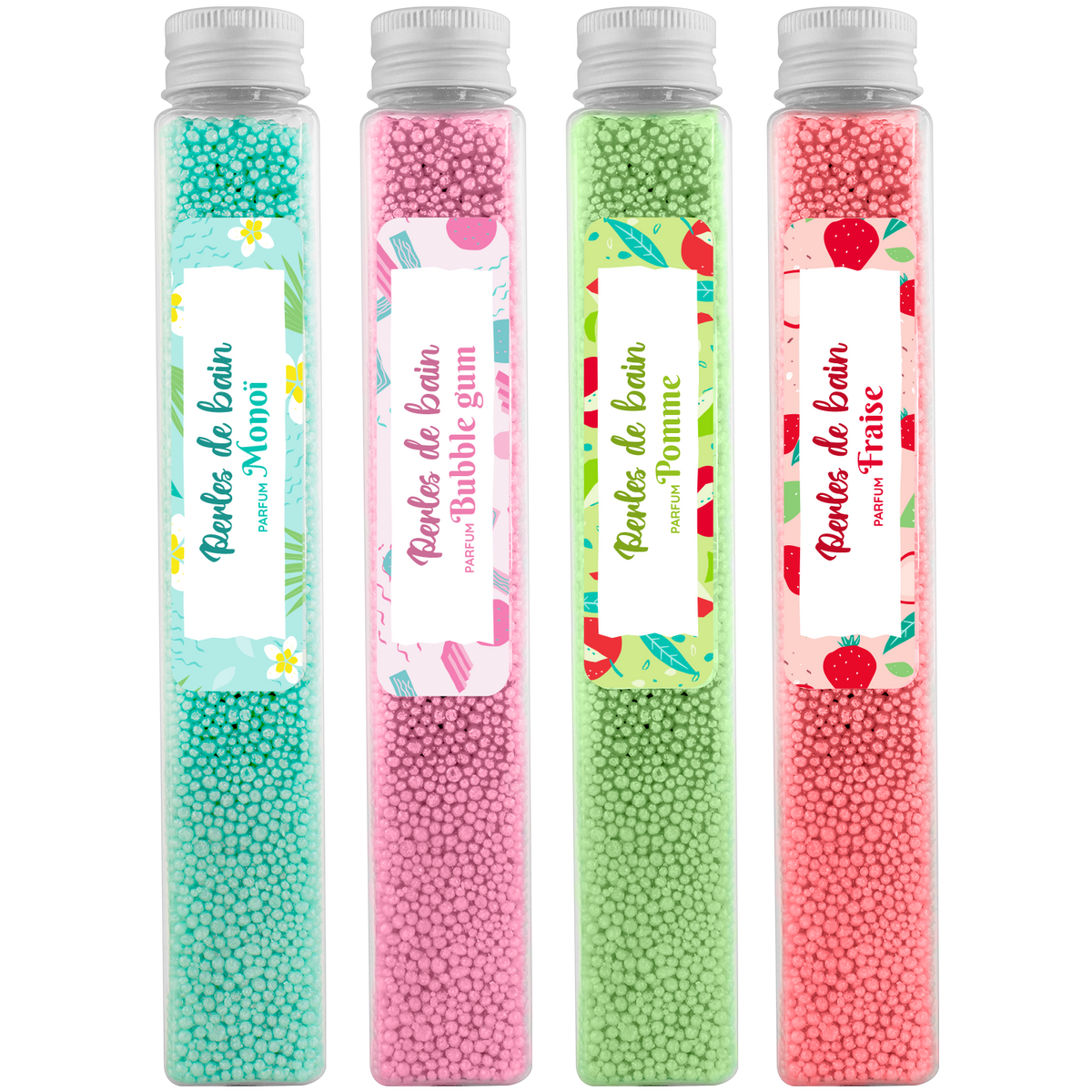 Tube Sels de bain 90 grs - Senteurs assorties Monoï /bubble