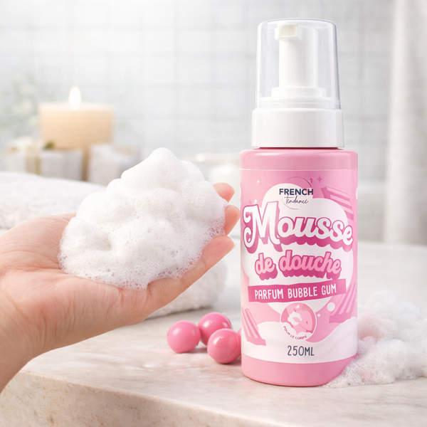 Mousse de douche 250ml - Senteur bubble Gum