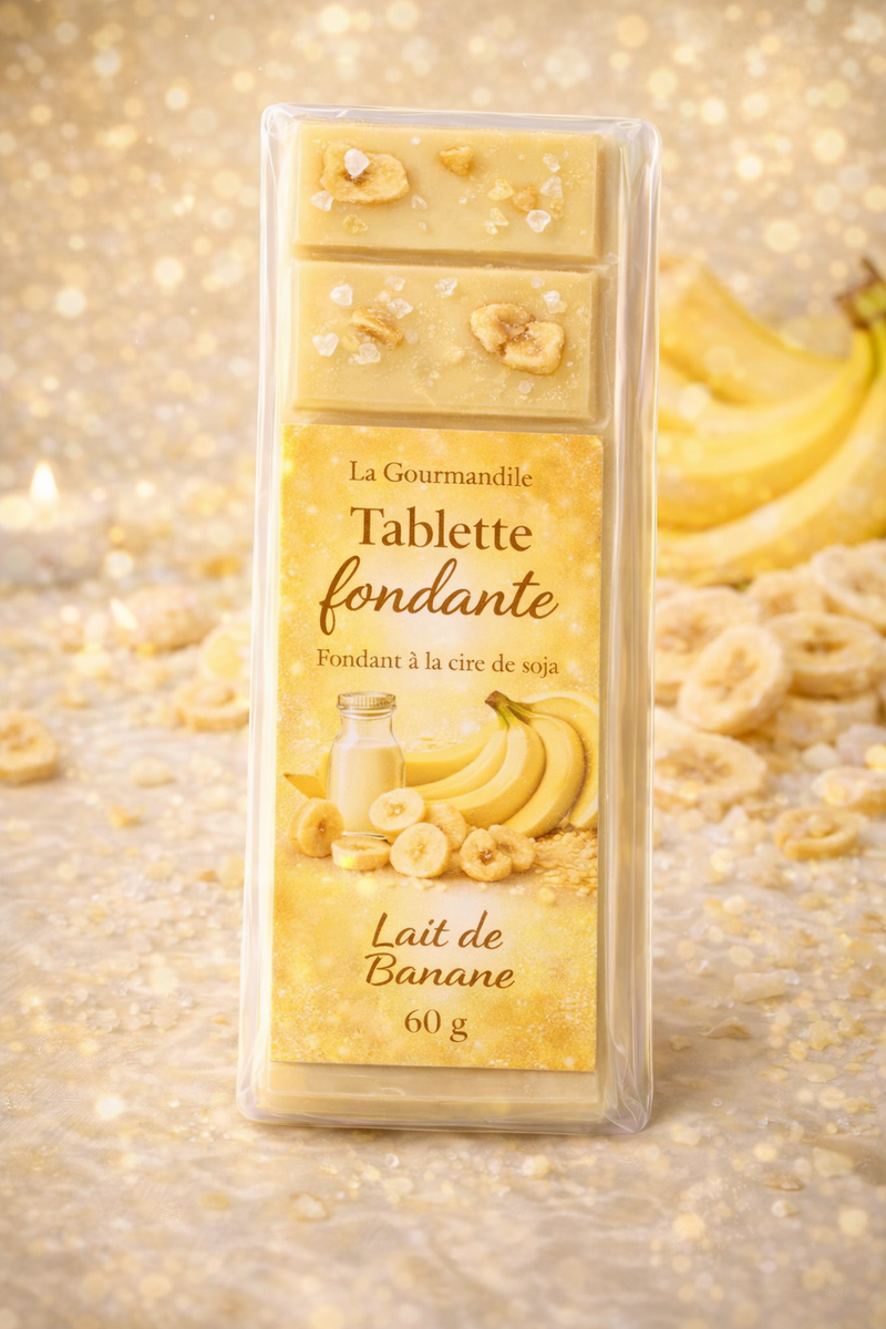 Tablette  fondante lait de banane