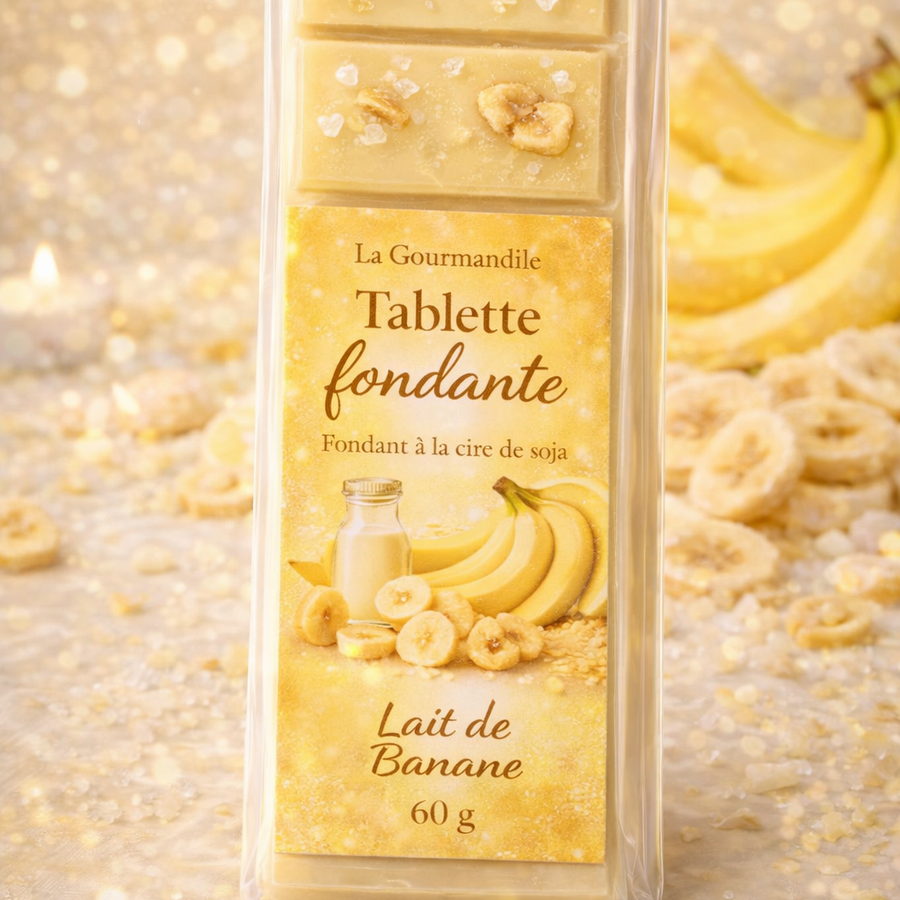 Tablette  fondante lait de banane