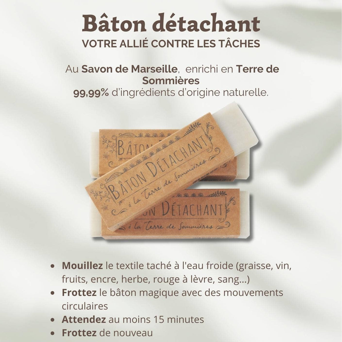 BEST SELLER : Bâton Détachant À La Terre De Sommières