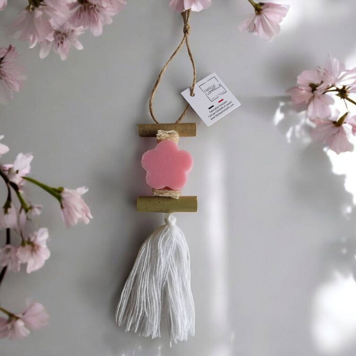 Tresse 1 Savon Fleur Rose