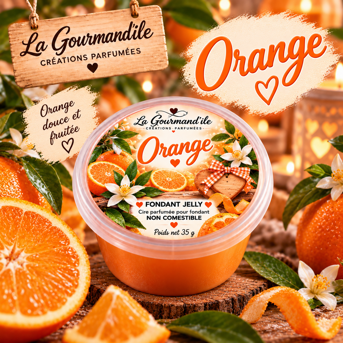 Fondant jelly Orange