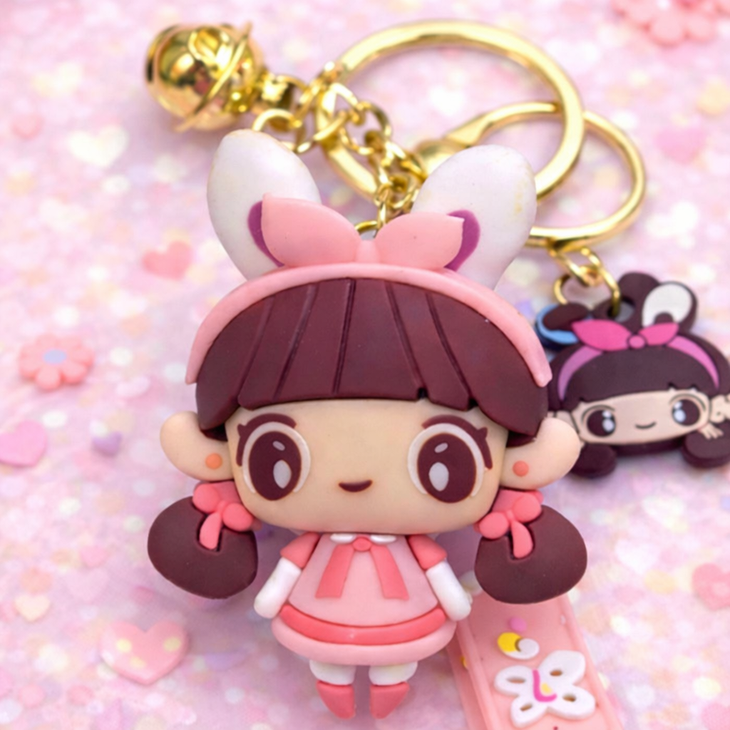 Porte-clés Manga Doll Kawai