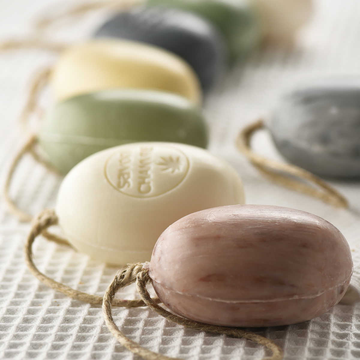 Savon Ovale Sur Corde Fleur De Lin 200g