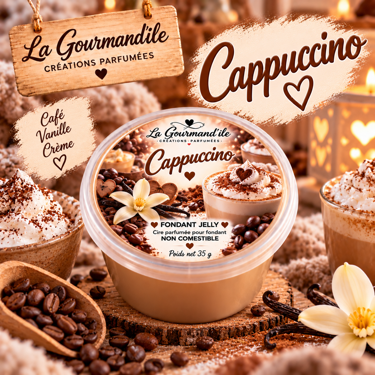 Fondant jelly Cappuccino