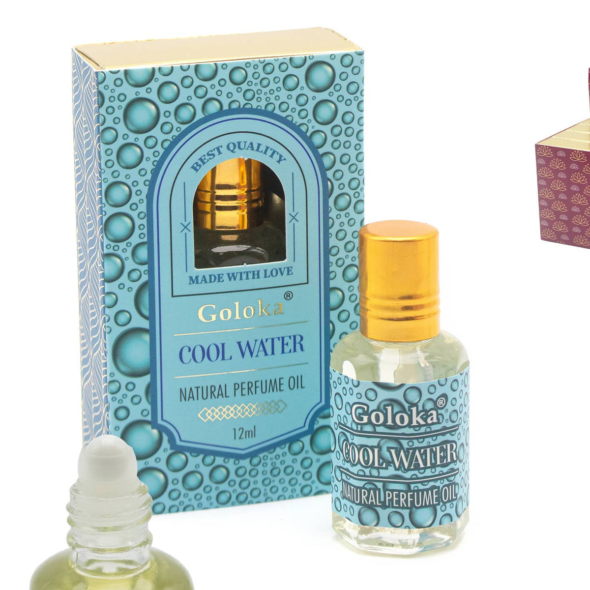 Huile Parfumée Nat. Goloka Cool Water 12 ml (3 unités)