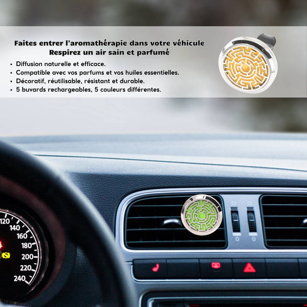 Diffuseur Voiture Clip'Arôme - Labyrinthe