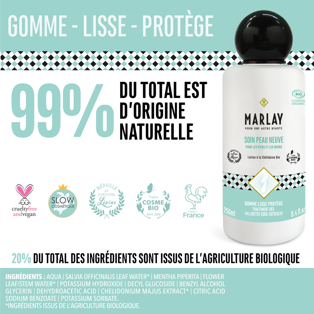 Soin Peau Neuve 250 ml -Beauté des pieds