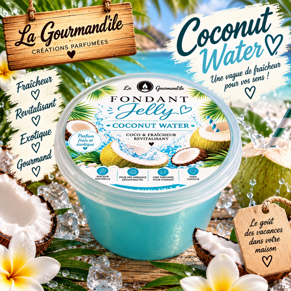 Fondant jelly Coconut water