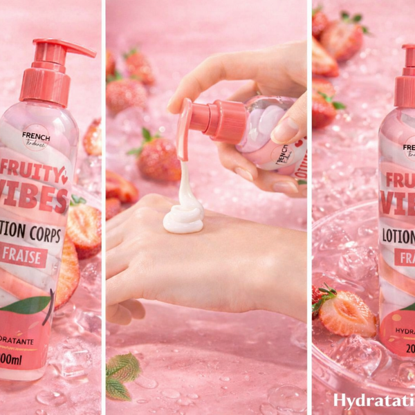 🍓 Lotion Corps Hydratante – Fraise – 200 ml