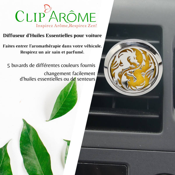 Diffuseur Voiture Clip'Arôme - Dragon