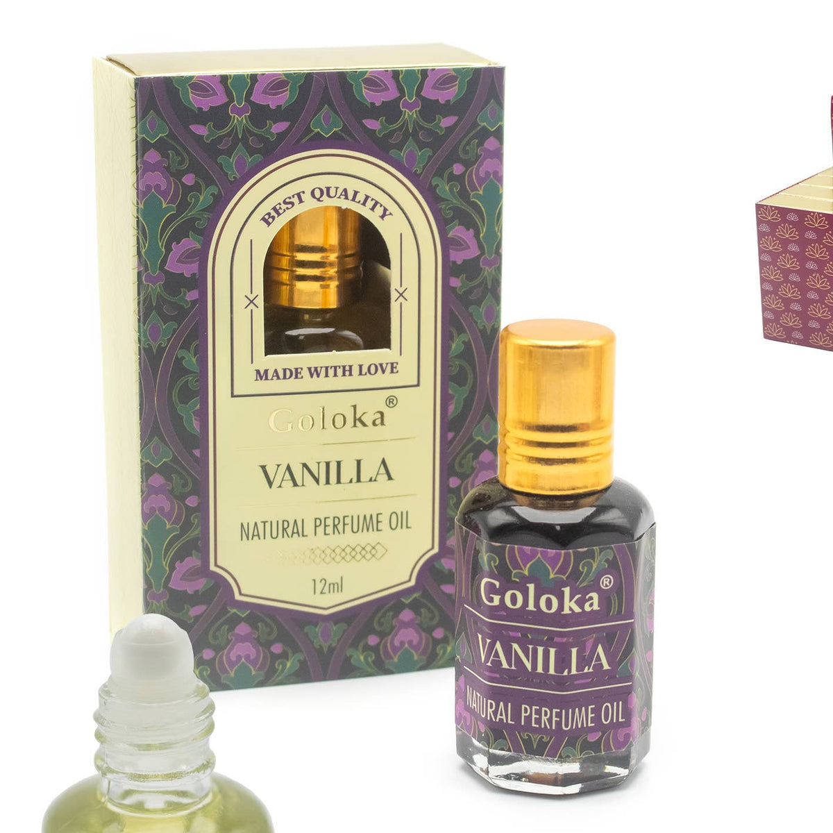 Huile Parfumée Nat. Goloka Vanille 12 ml (3 unités)
