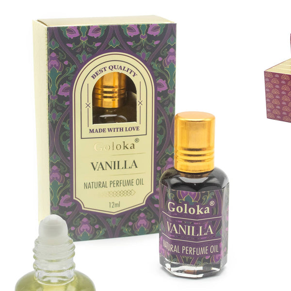 Huile Parfumée Nat. Goloka Vanille 12 ml (3 unités)