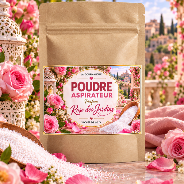 Poudre aspirateur Rose des jardins