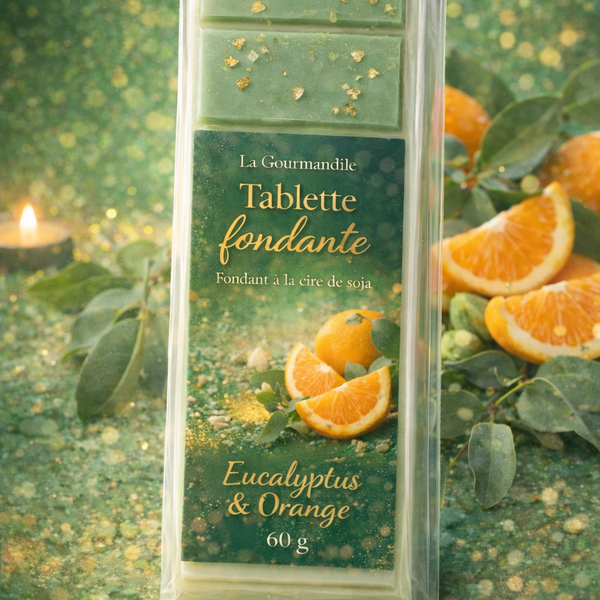 Tablette fondante eucalyptus orange