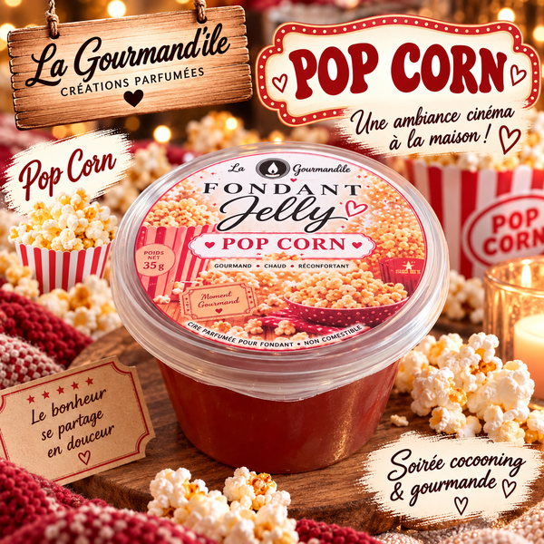 Fondant jelly Pop corn