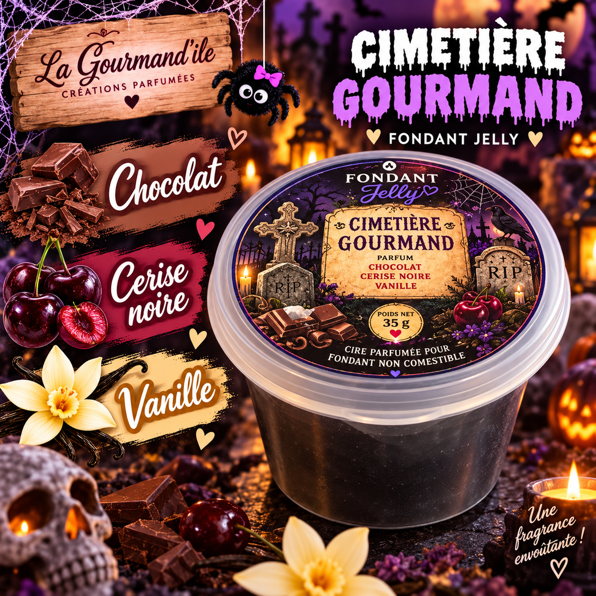 Fondant Jelly Cimetière gourmand