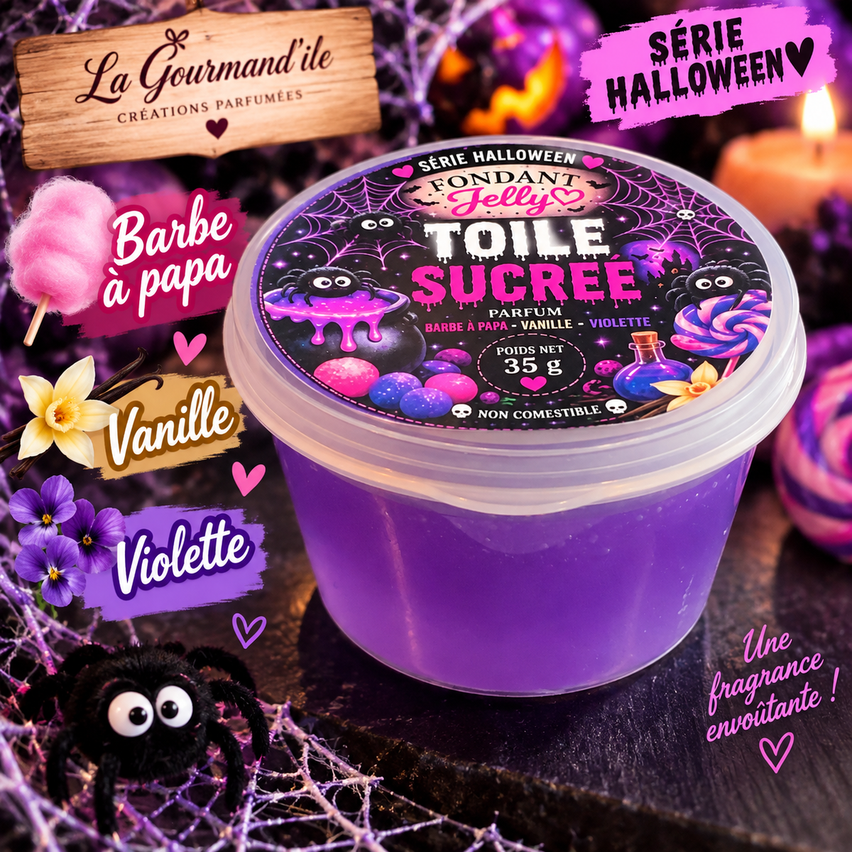 Fondant Jelly Toile sucrée