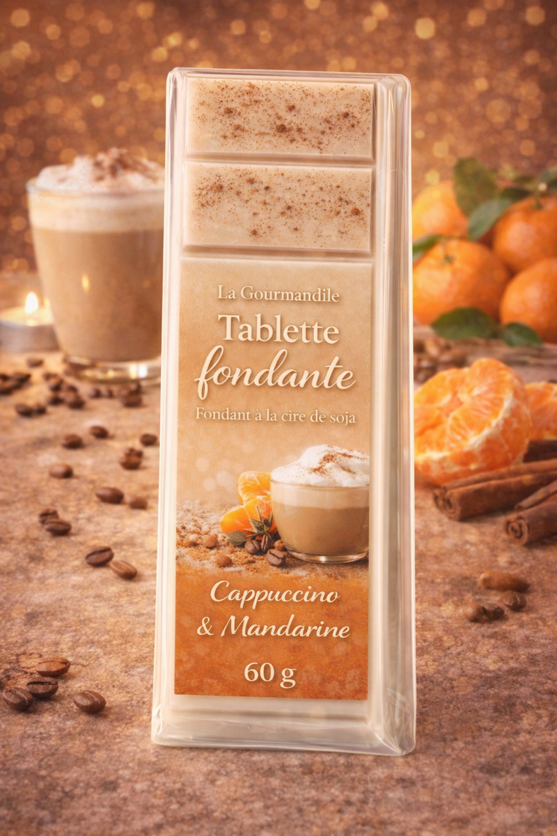 Tablette  fondante Cappuccino mandarine