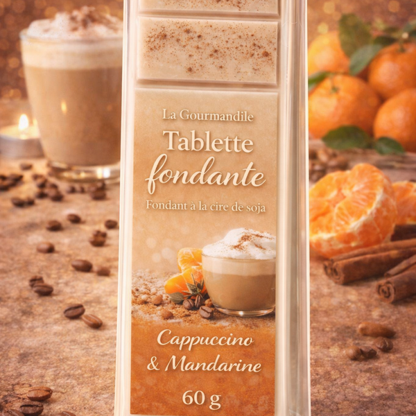 Tablette  fondante Cappuccino mandarine