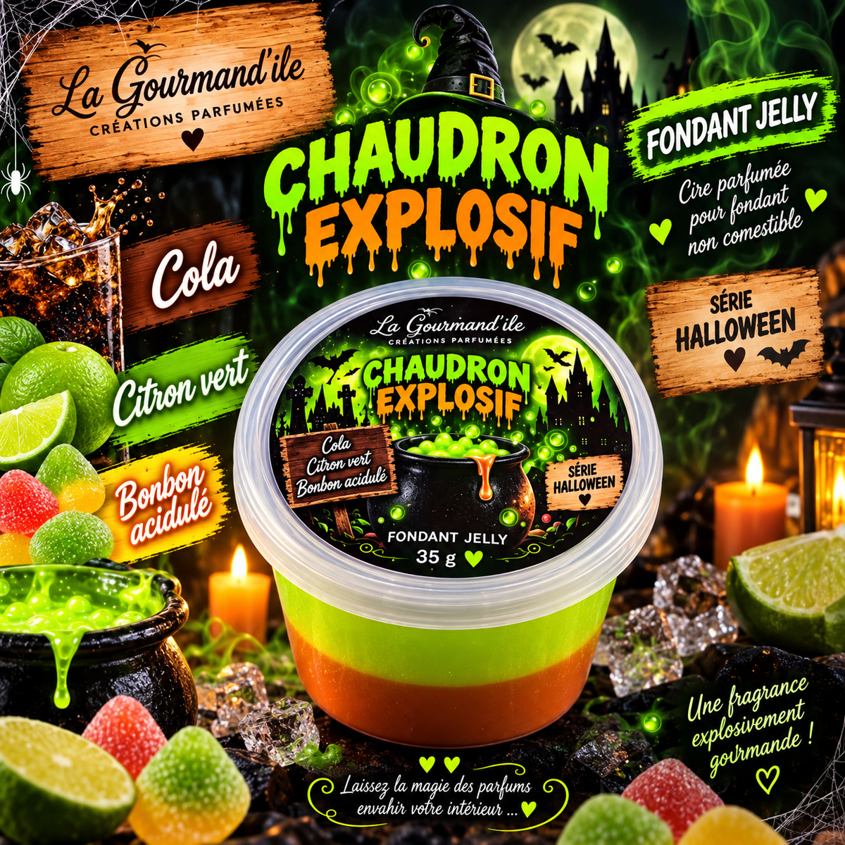 Fondant Chaudron explosif