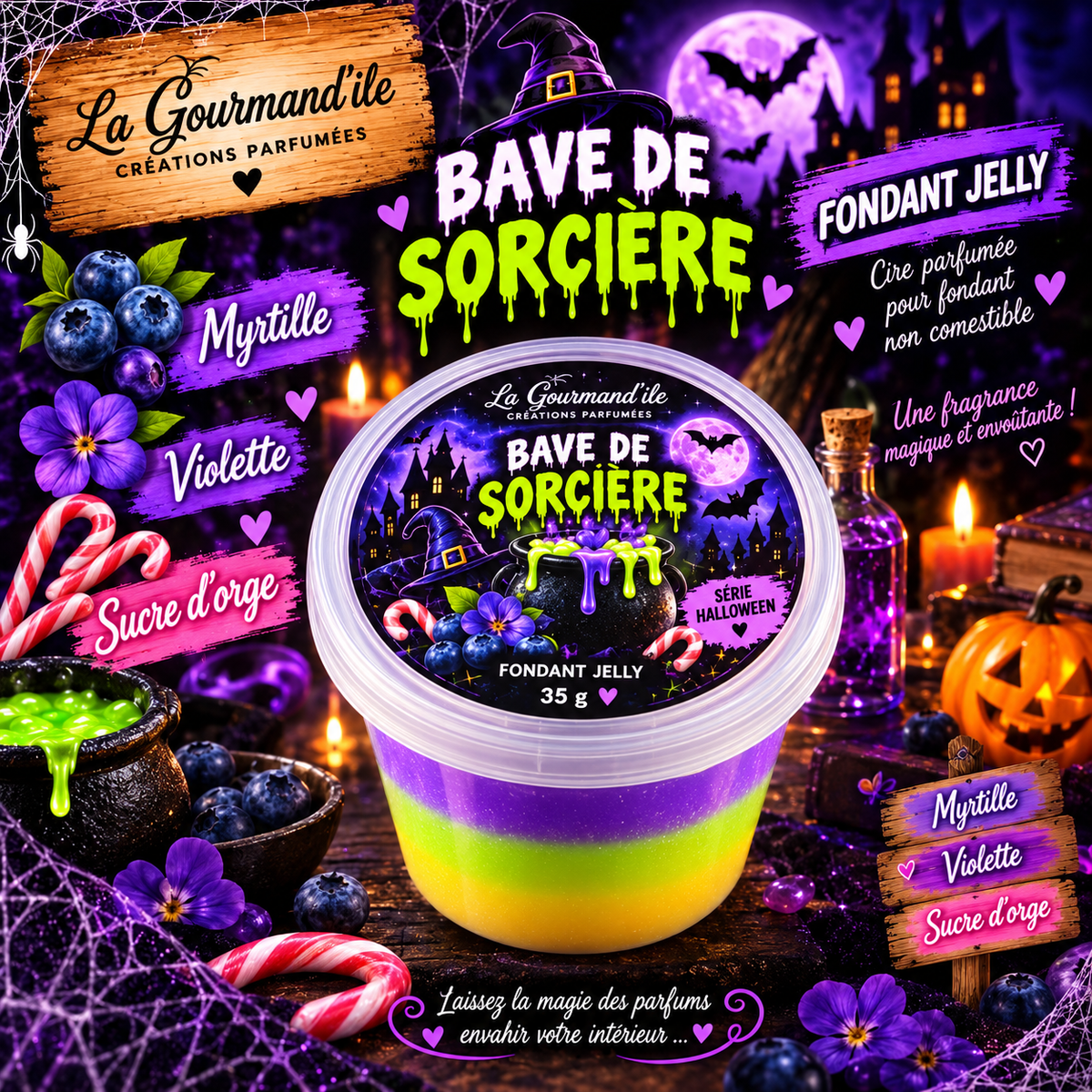 Fondant Bave de sorcière