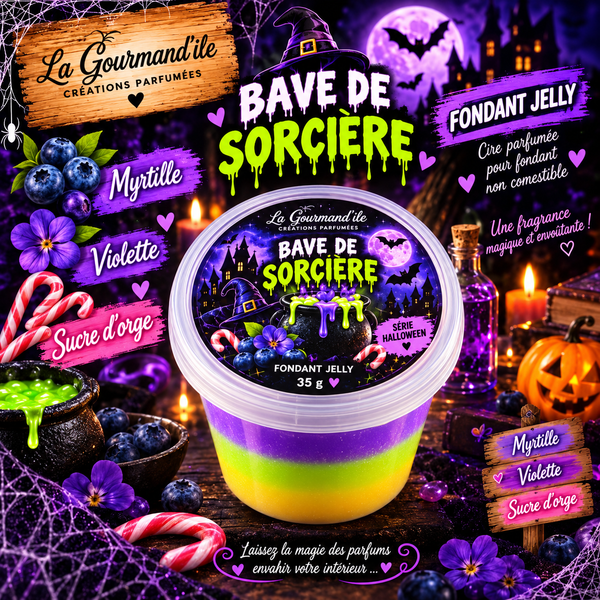 Fondant jelly Bave de sorcière