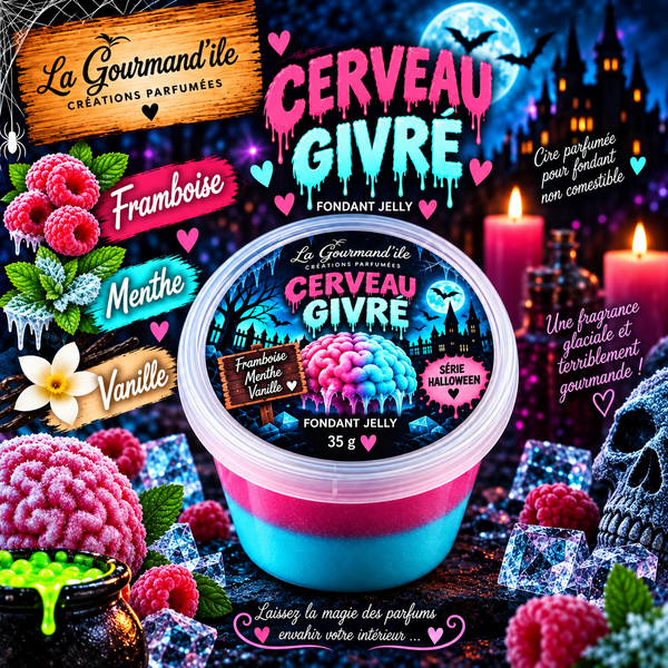 Fondant jelly cerveau givré