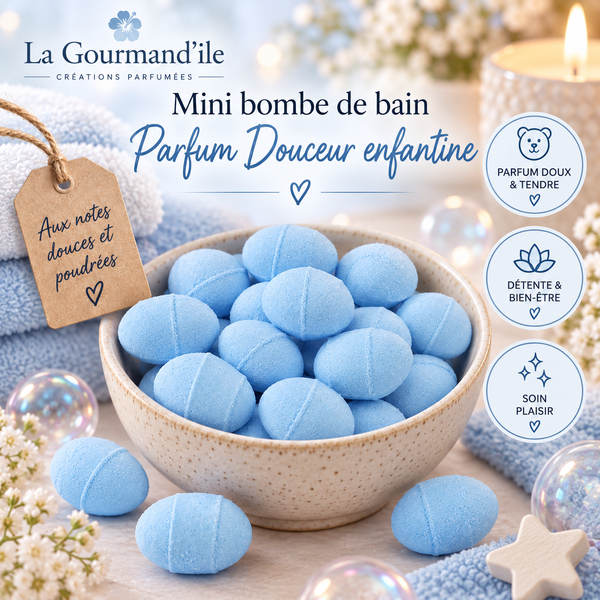 Mini-bombes de bain pour enfants