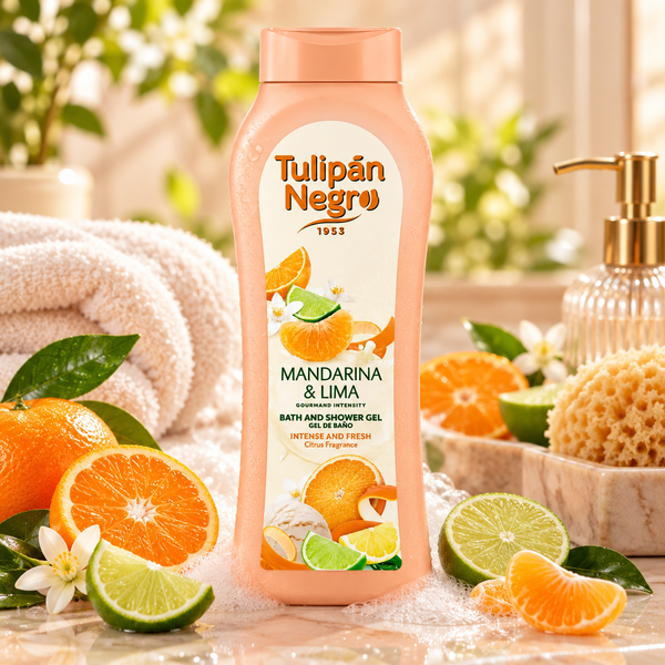 GEL DOUCHE TULIPAN NEGRO 650ML MANDARINE CITRON