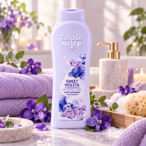 GEL DOUCHE TULIPAN NEGRO 650ML VIOLETTE