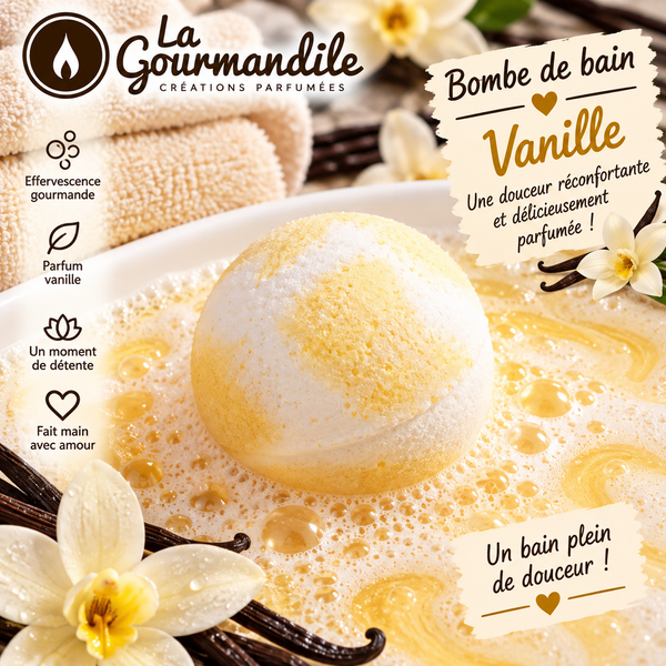 Bombe de bain - Senteur Vanille