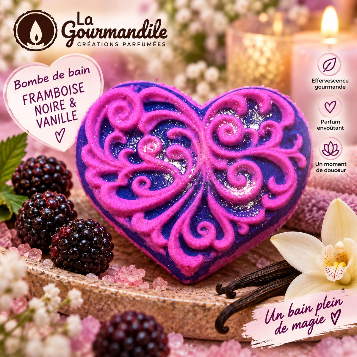 Bombe de bain Frozen Heart