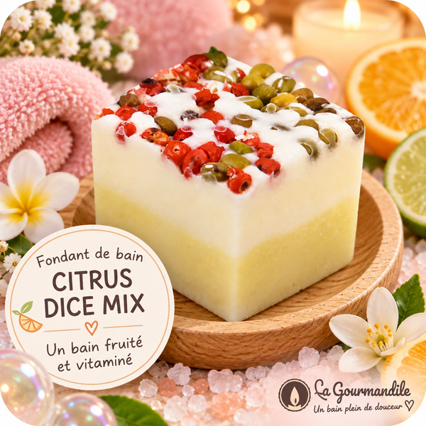 Fondant de Bain Citrus Dice Mix