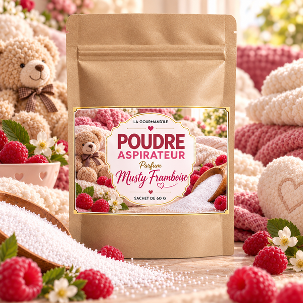 Poudre aspirateur Musty framboise