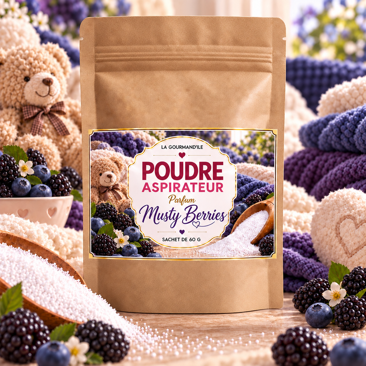 Poudre aspirateur Musty berries
