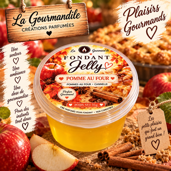 Fondant jelly Pommes au four