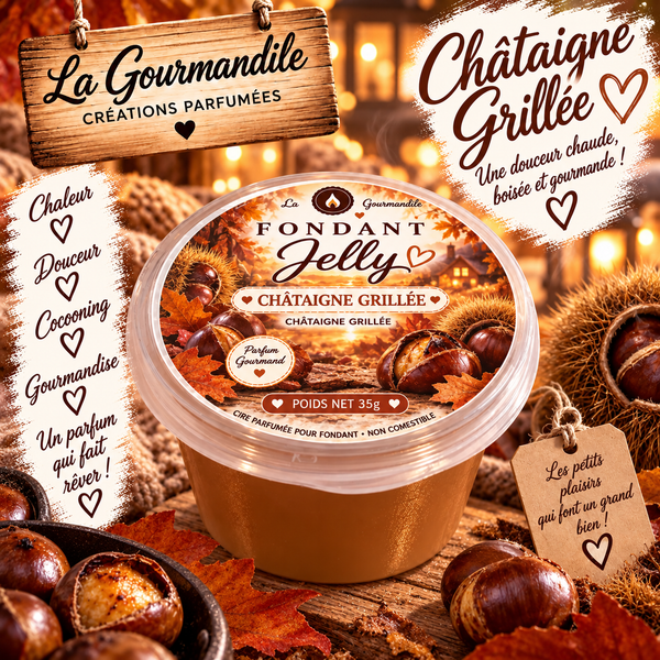Fondant jelly châtaigne grillée