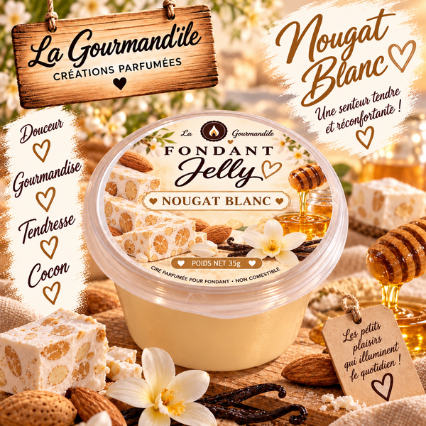 Fondant jelly Nougat blanc