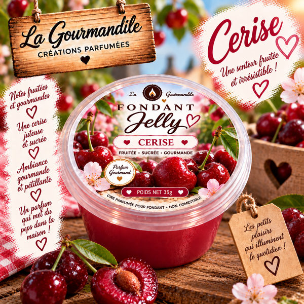 Fondant jelly cerise