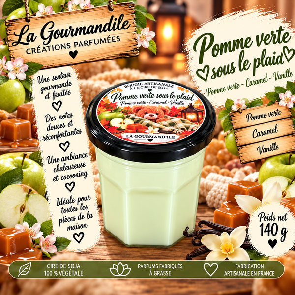 Bougie artisanale parfumée -