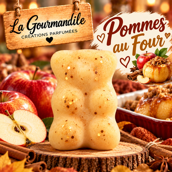 Fondant ourson Pommes au four