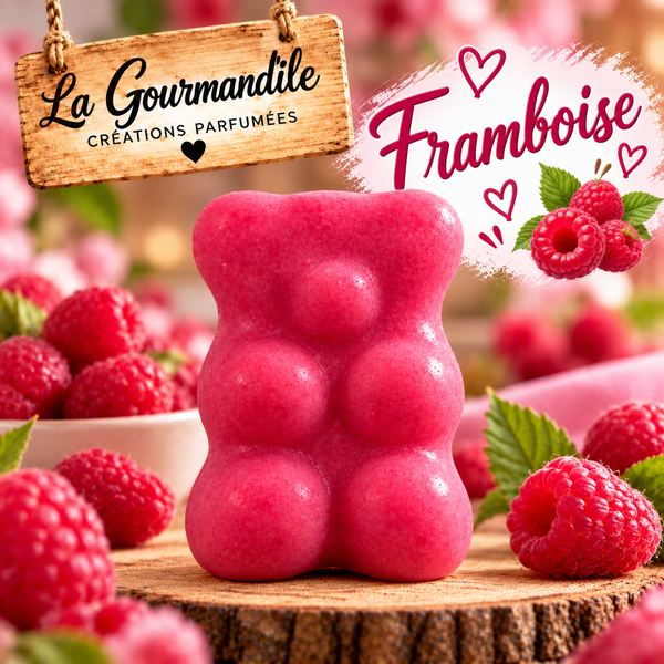 Fondant ourson framboise