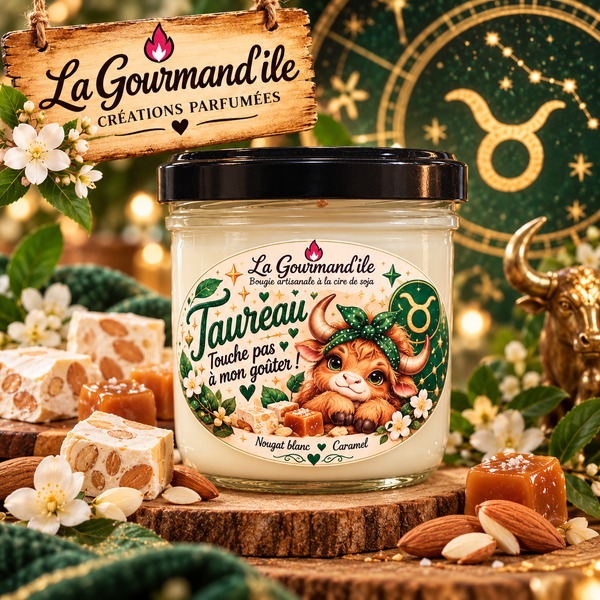 Bougie astrologique Taureau