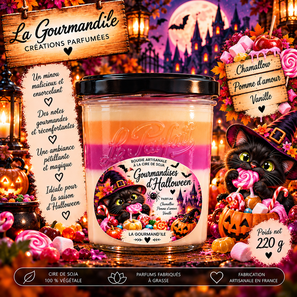 Bougie artisanale parfumée -