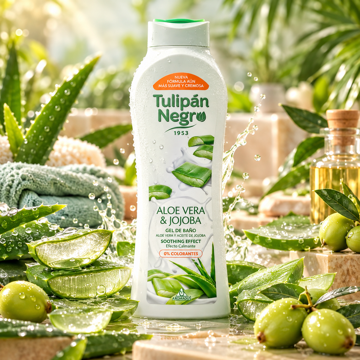 GEL DOUCHE TILUPAN NEGRO ALOE-VERA & JOJOBA 650ML