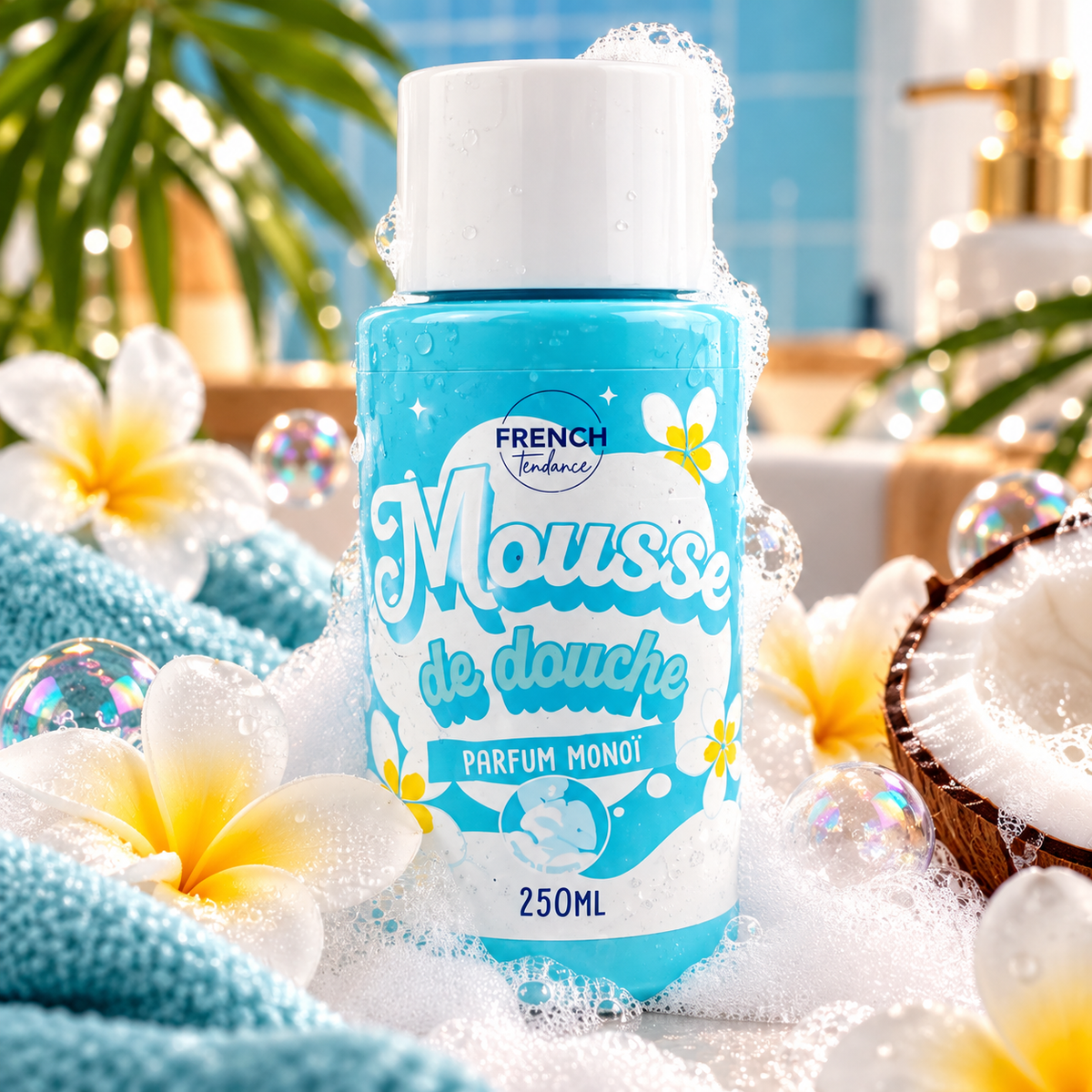 Mousse de douche 250ml - Senteur Monoi